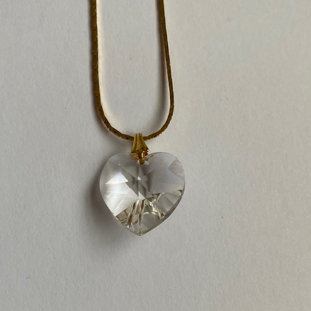 Vintage Gold Tone Korea Necklace and Heart Pendant - Picture 2 of 6